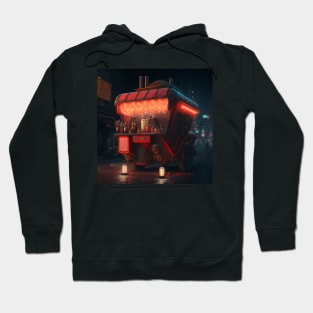 Rickshaw Stall - Cyberpunk Cityscapes Hoodie